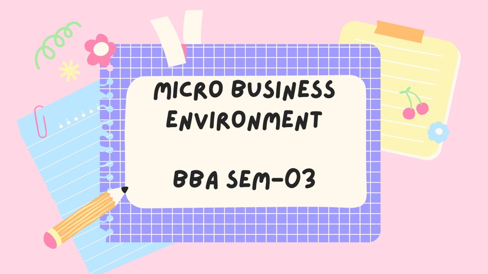Micro Business Envt.